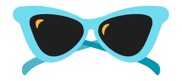 Occhiali Che Proteggono Gli Occhi Dal Sole Dalla Luce Solare — Vettoriale Stock