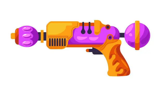 Pistolet Eau Pistolet Avec Récipient Pour Eau Jouer Des Jeux — Image vectorielle
