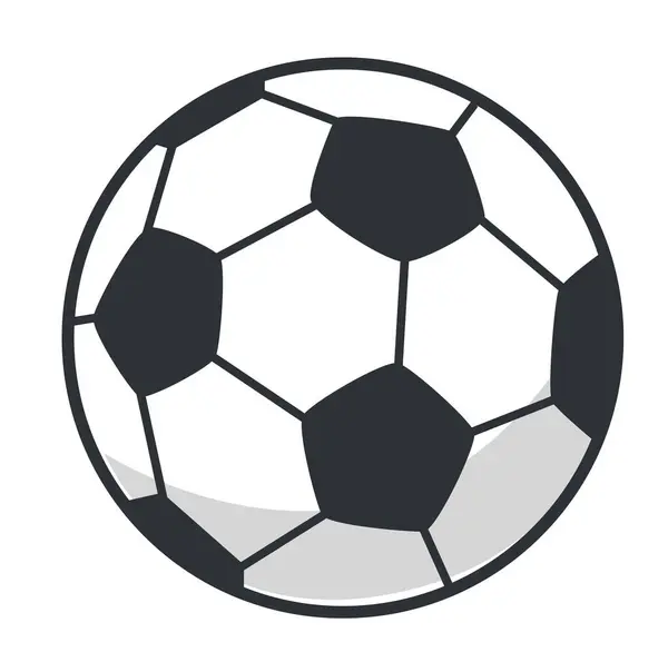 Sportlederausrüstung Für Professionelles Fußballspiel Fußball Für Trainingsspieler Sportliches Hobby Für — Stockvektor