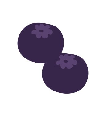 Mangosteen meyveleri izole edilmiş ikon. Lezzetli ve yumuşak, gurmeler için aromalı tatlı lapa, egzotik meyve severler. İçinde vitamin ve bağışıklık sistemi için kullanışlı meyveler var. Düz biçimli vektör