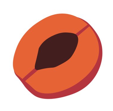 Egzotik tropikal kontaduro ya da bactris gazları. Çukurlu yalıtılmış palmiye meyvesi. Yan yemek ya da ana yemeklere eşlik etmek. Diyet ve beslenme için sağlıklı ve organik ürünler. Düz biçimli vektör