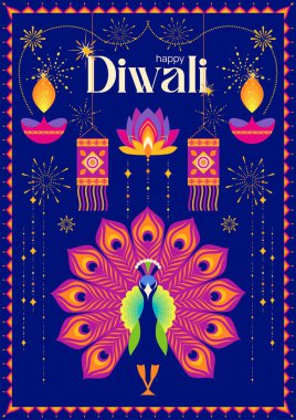 Tavus kuşu tüylerinin, parlayan nilüferlerin, fenerlerin ve bayram tarzında Diwali 'yi kutlayan havai fişeklerin temsilcisi..