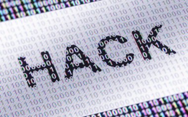 İkili kod üzerinde kelime hack 'i (bit dizisi). 3B Görüntü.
