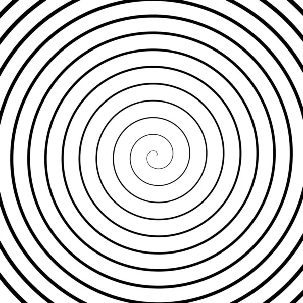 Black and white spiral. Illustration.