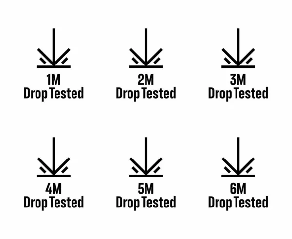 Drop Tested Vector Information Sign — Stock Vector