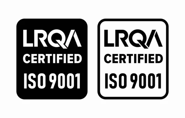 Lrqa Iso 9001 Vector Information Sign — Stock Vector