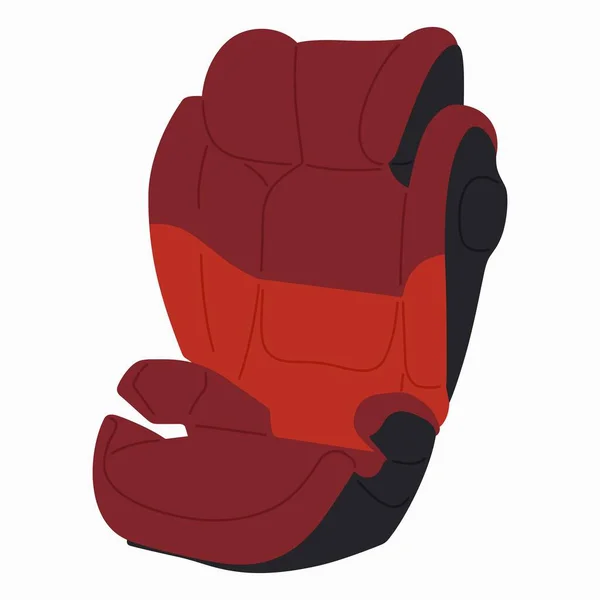 Veilig Autostoeltje Voor Een Kind Een Pasgeborene — Stockvector