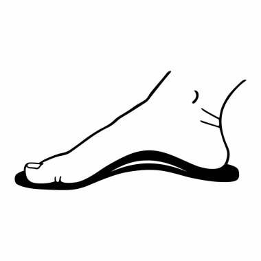 İnsan ayağı için ortopedik taban