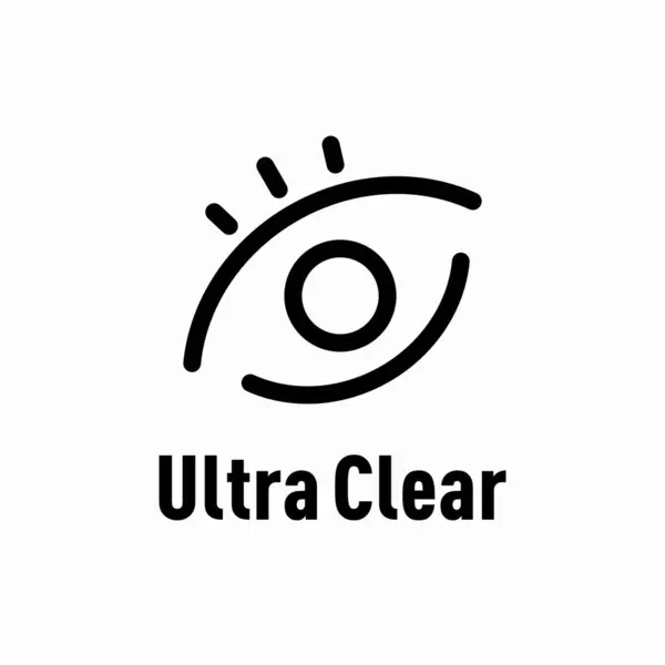 Značka Ultra Clear Vektorové Informace — Stockový vektor