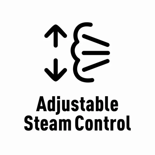 Instelbaar Steam Control Vectorinformatiebord Vectorbeelden