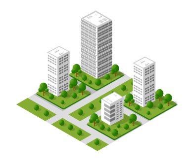 Gökdelenleri, binaları ve yeşil parkları olan kentsel planlamayı ve sürdürülebilir kalkınmayı temsil eden modern bir şehir.