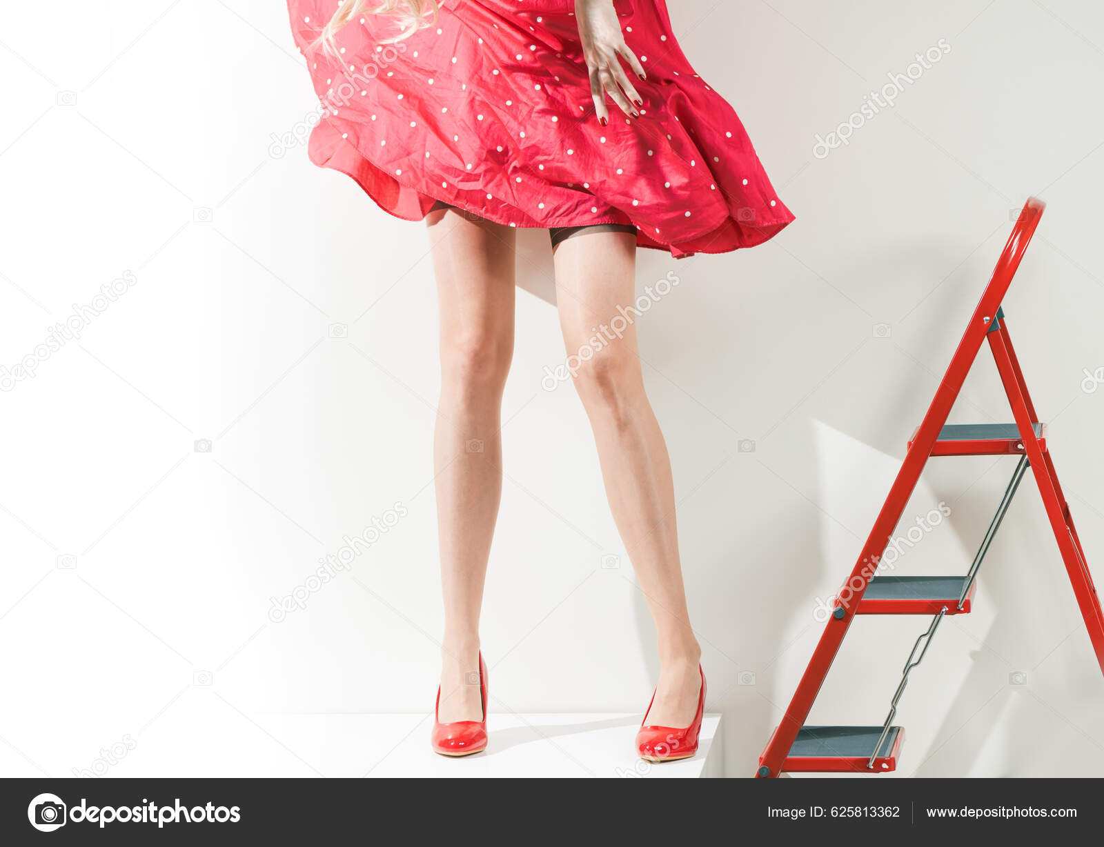 Mujer Zapatos Rojos Con Vestido Outfits Que Color Combina Con