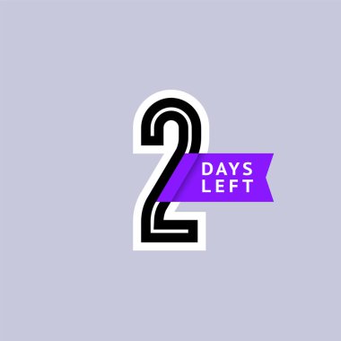 2 numara, geriye sayım günleri, günlerin sayacı etkinliğin başlaması, 2 gün sonra satış fiyatı teklif zamanı..