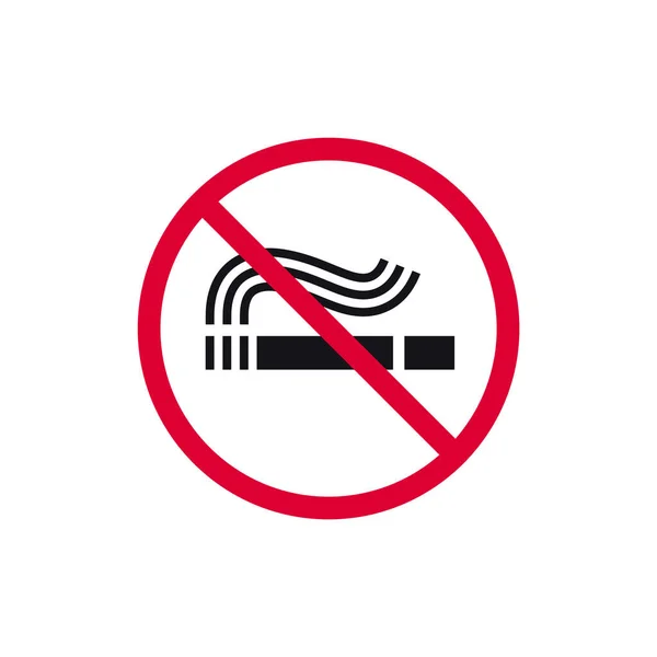 Немає Забороненого Знаку Куріння Заборонені Сучасні Круглі Наклейки Векторні Ілюстрації — стоковий вектор