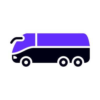 Otobüs taşıma simgesi, kenar görünüm