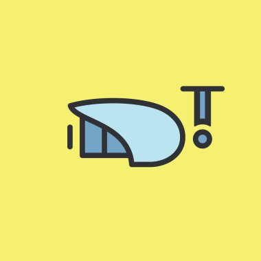 CCTV simgesi, video izleme düz renk biçimi oluşturuldu, logo ve diğer tasarım için doğrusal kamerayı imzalayın