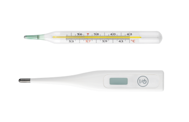 Vücut ısısını ölçmek için tıbbi termometre izole edildi