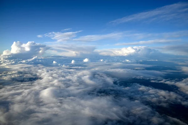 Turbulence Dans Ciel Nuages Élevés Dessus Bali Indonésie — Photo