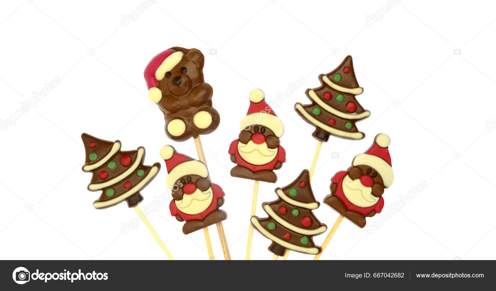 Christmas Cookies Candies Isolated White Background Стоковое Фото.
