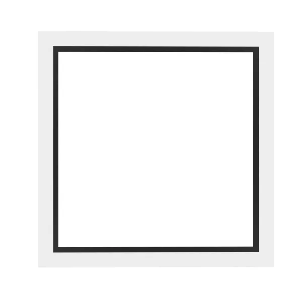 Photo Frame Empty Isolated White Transparent Background — Stock Photo, Image
