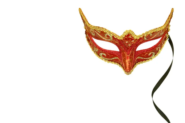 Maska Karnawałowa Izolowana Przezroczystej — Zdjęcie stockowe