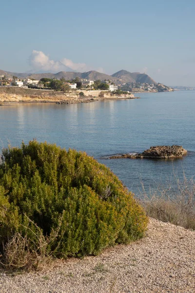 Playa Almadrava Campello Alicante España Imagen de archivo