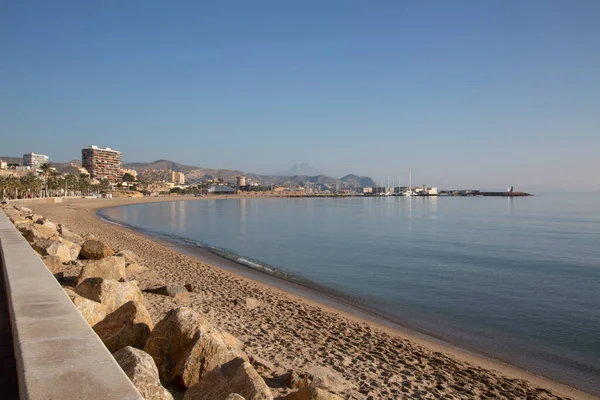 Campello Beach Alicante สเปน — ภาพถ่ายสต็อก