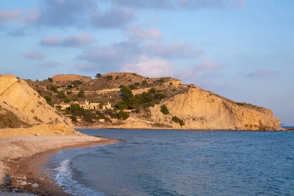 Xarco Bay Und Strand Bei Villajoyosa Alicante Spanien — Stockfoto