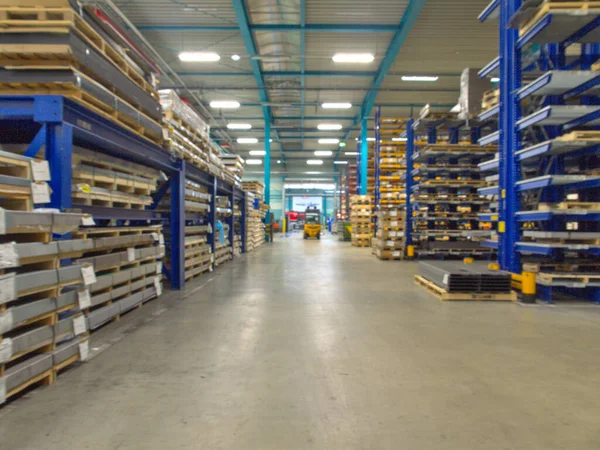 Sheet Metal Processing Warehouse Adjacent Machinery — Stock Photo, Image