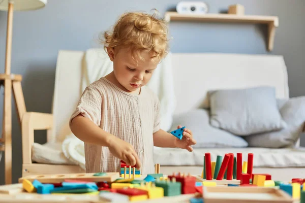 Creatieve Kunstprojecten Cognitieve Ontwikkeling Van Vaardigheden Montessori Leermaterialen Actief Speelplezier — Stockfoto