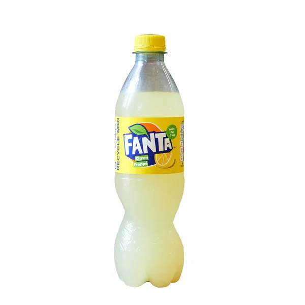 Bryssel Belgien Juli 2023 0L50 Flaska Söt Kolsyrad Dryck Fanta — Stockfoto