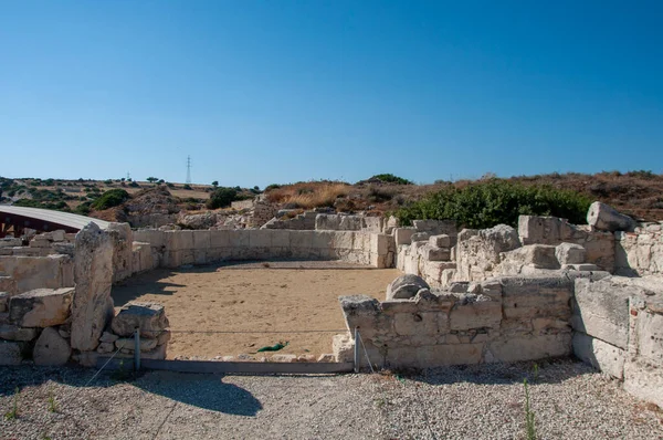 Αρχαίο Θέατρο Κουρίου Κούριον Λεμεσός Κύπρος — Φωτογραφία Αρχείου