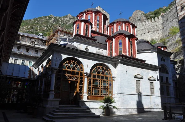 Monasterio Agiou Pavlou Monasterio Construido Monte Athos — Foto de Stock