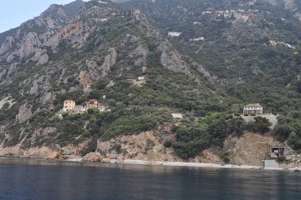 Skete Vouleftiria Skete Construido Monte Athos — Foto de Stock
