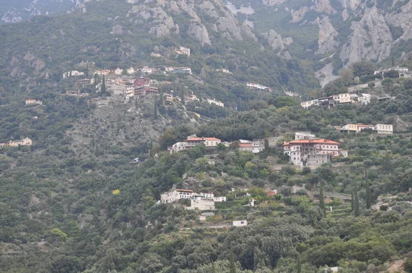 Skete Santa Ana Skete Construido Monte Athos —  Fotos de Stock