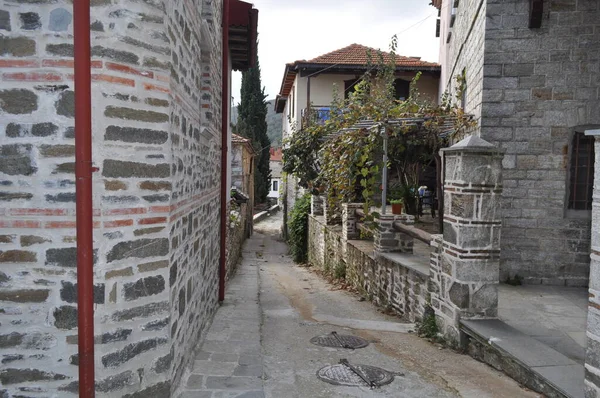 Karyes Asentamiento Construido Monte Athos —  Fotos de Stock