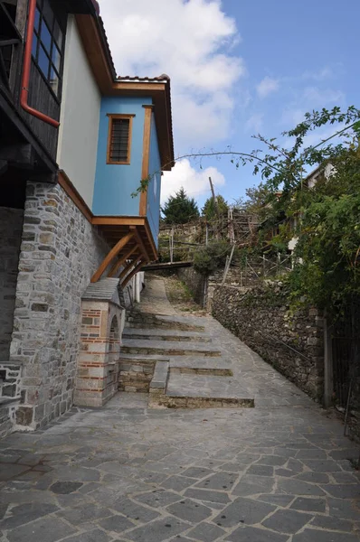 Karyes Adalah Pemukiman Yang Dibangun Gunung Athos — Stok Foto