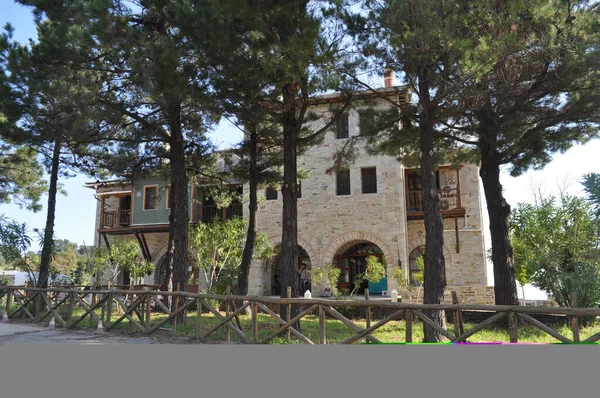 Karyes Osiedle Zbudowane Górze Athos — Zdjęcie stockowe