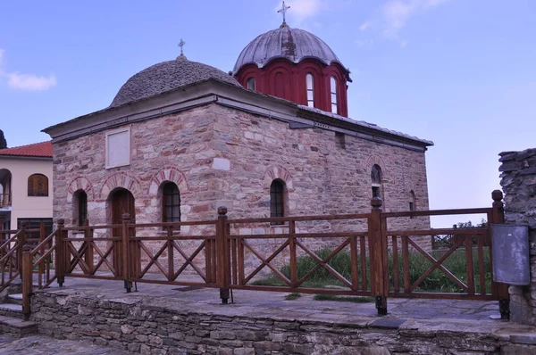 Karyes Settlements Built Mount Athos — Stock Photo, Image