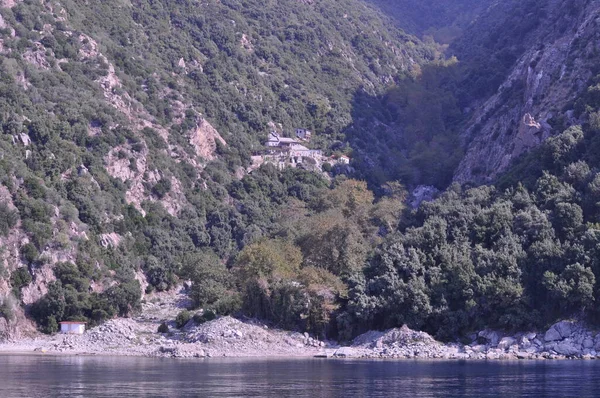 stock image The Holy Cell of hut is a cell built on Mount Athos