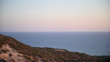 Güzel doğal Sunset Seascape