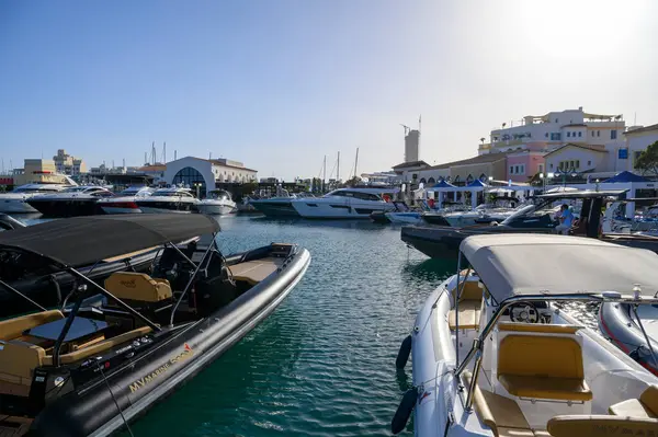 Limasol, Kıbrıs - 23 Mayıs 2024: Limasol Boat Show 2024, Limasol Marina