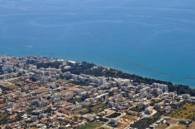 Kıbrıs 'taki Limasol kentinin hava görüntüsü