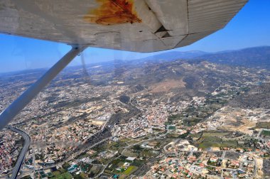Kıbrıs 'taki Limasol kentinin hava görüntüsü