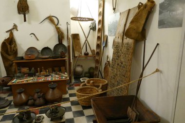 Limasol, Kıbrıs - 02 Aralık 2018: Belediye Halk Sanatları Müzesi