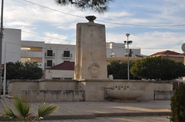 Heroes Meydanı, Kıbrıs Rum Kesimi / Limasol 'un tarihi merkezi - 27 Aralık 2017: Tarih Merkezi Kahramanlar Meydanı