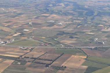 Uçak penceresinden güzel manzara, Selanik