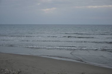 Güzel doğal deniz manzarası