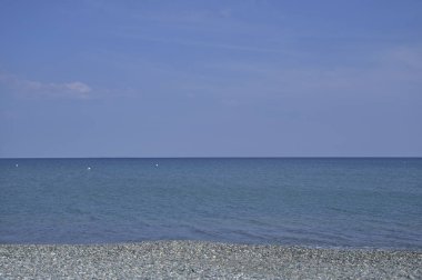 Güzel doğal deniz manzarası