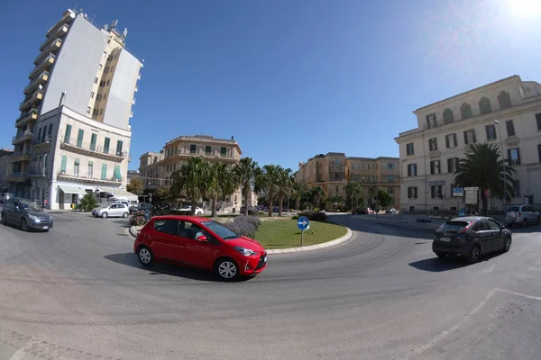 Itália Sicília Ragusa Vista Para Praça Del Popolo Piazza Del — Fotografia de Stock